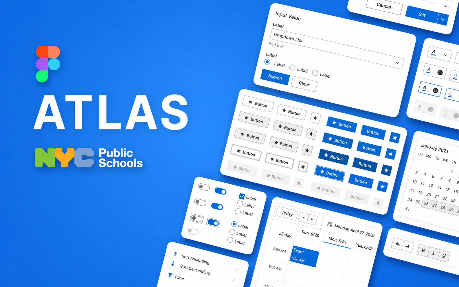ATLAS design system component library cover